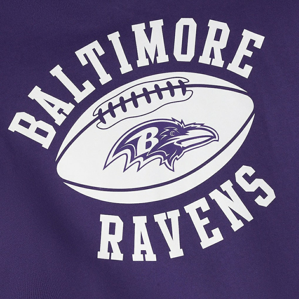 Baltimore Ravens OVO x NFL Unisex Full-Zip Waffle-Lined Hoodie - Purple - NFL