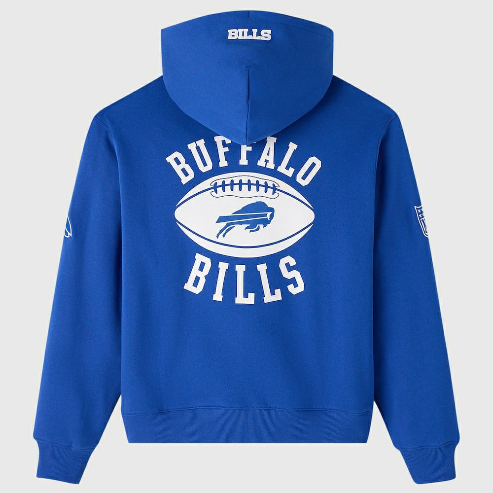 Buffalo Bills OVO x NFL Unisex Full-Zip Waffle-Lined Hoodie - Royal - NFL