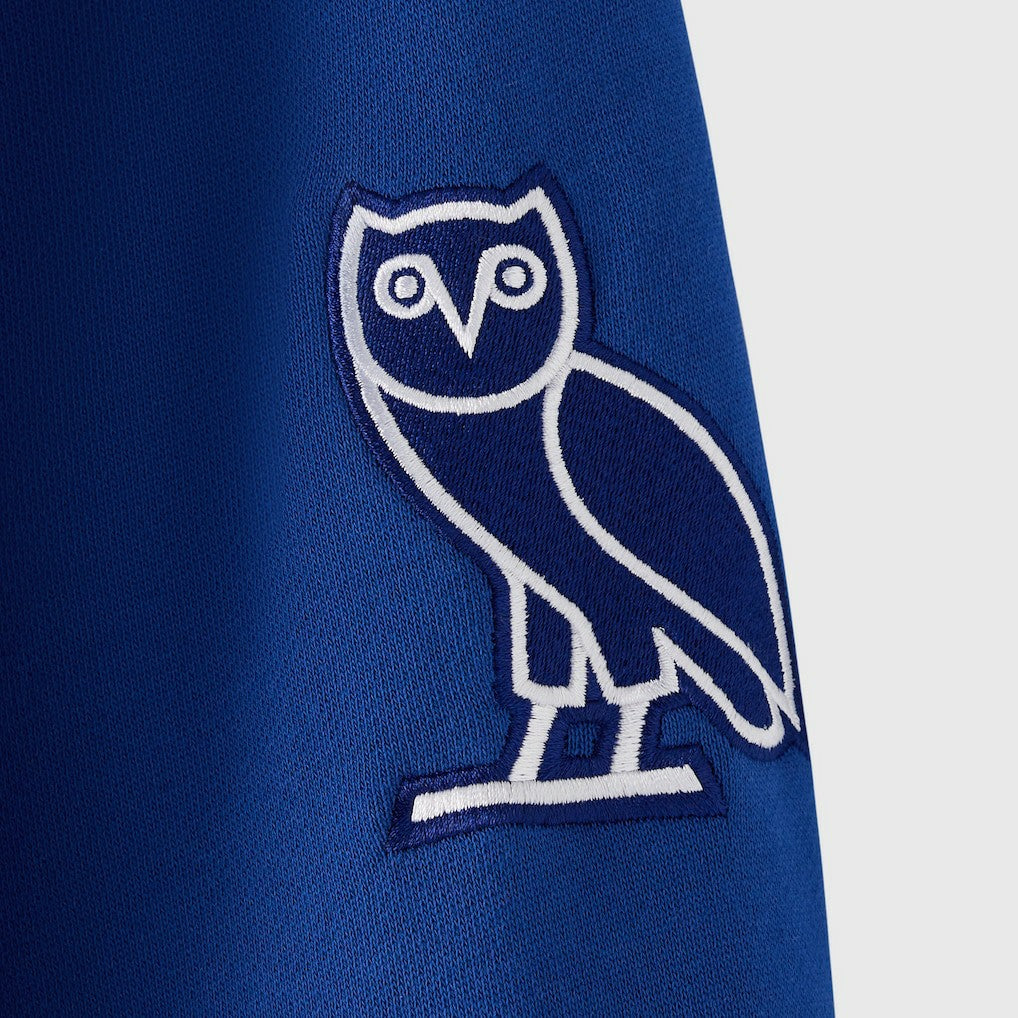 New York Giants OVO x NFL Unisex Full-Zip Waffle-Lined Hoodie - Royal - NFL