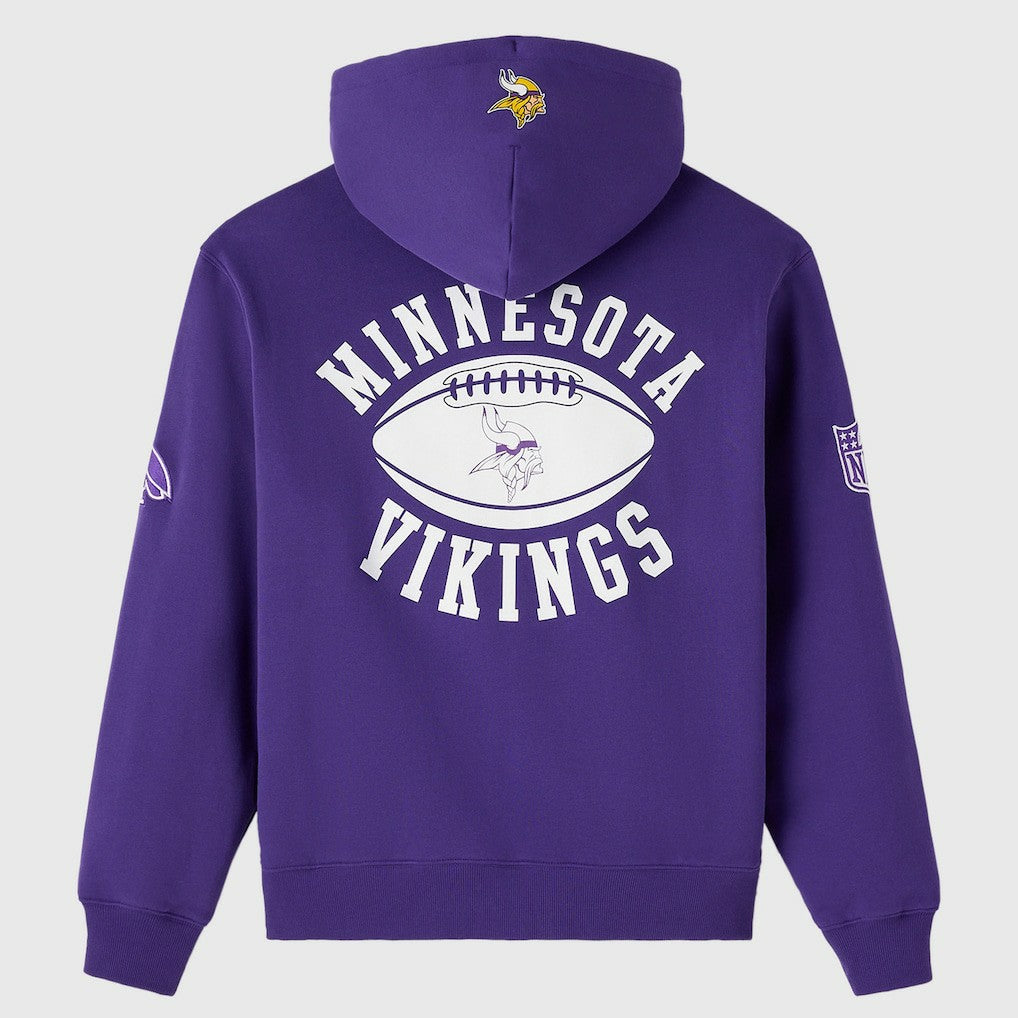 Minnesota Vikings OVO x NFL Unisex Full-Zip Waffle-Lined Hoodie - Purple - NFL
