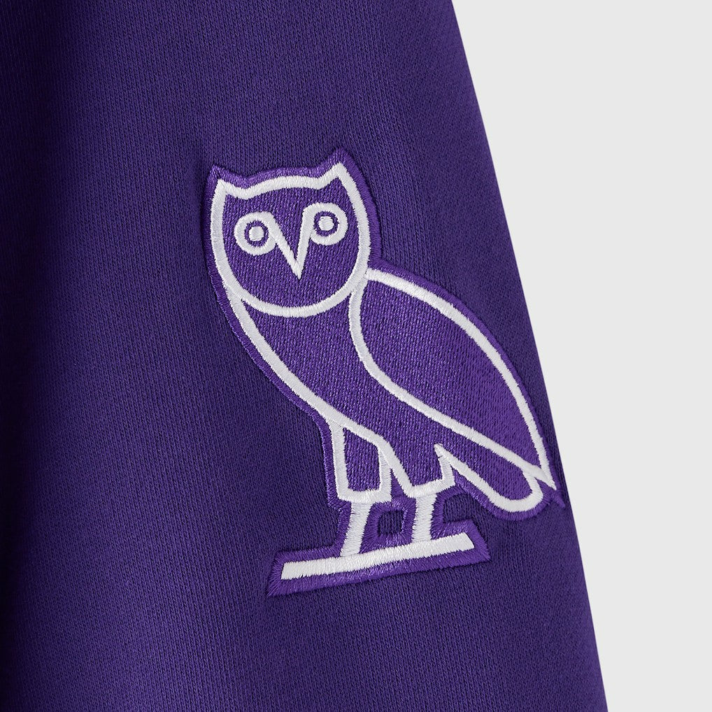 Minnesota Vikings OVO x NFL Unisex Full-Zip Waffle-Lined Hoodie - Purple - NFL