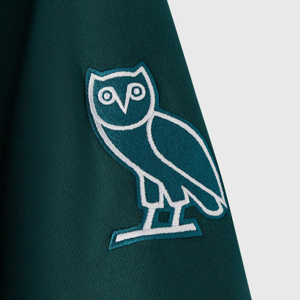 Philadelphia Eagles OVO x NFL Unisex Full-Zip Waffle-Lined Hoodie - Midnight Green - NFL