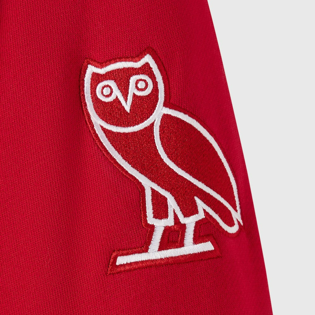 San Francisco 49ers OVO x NFL Unisex Full-Zip Waffle-Lined Hoodie - Scarlet - NFL