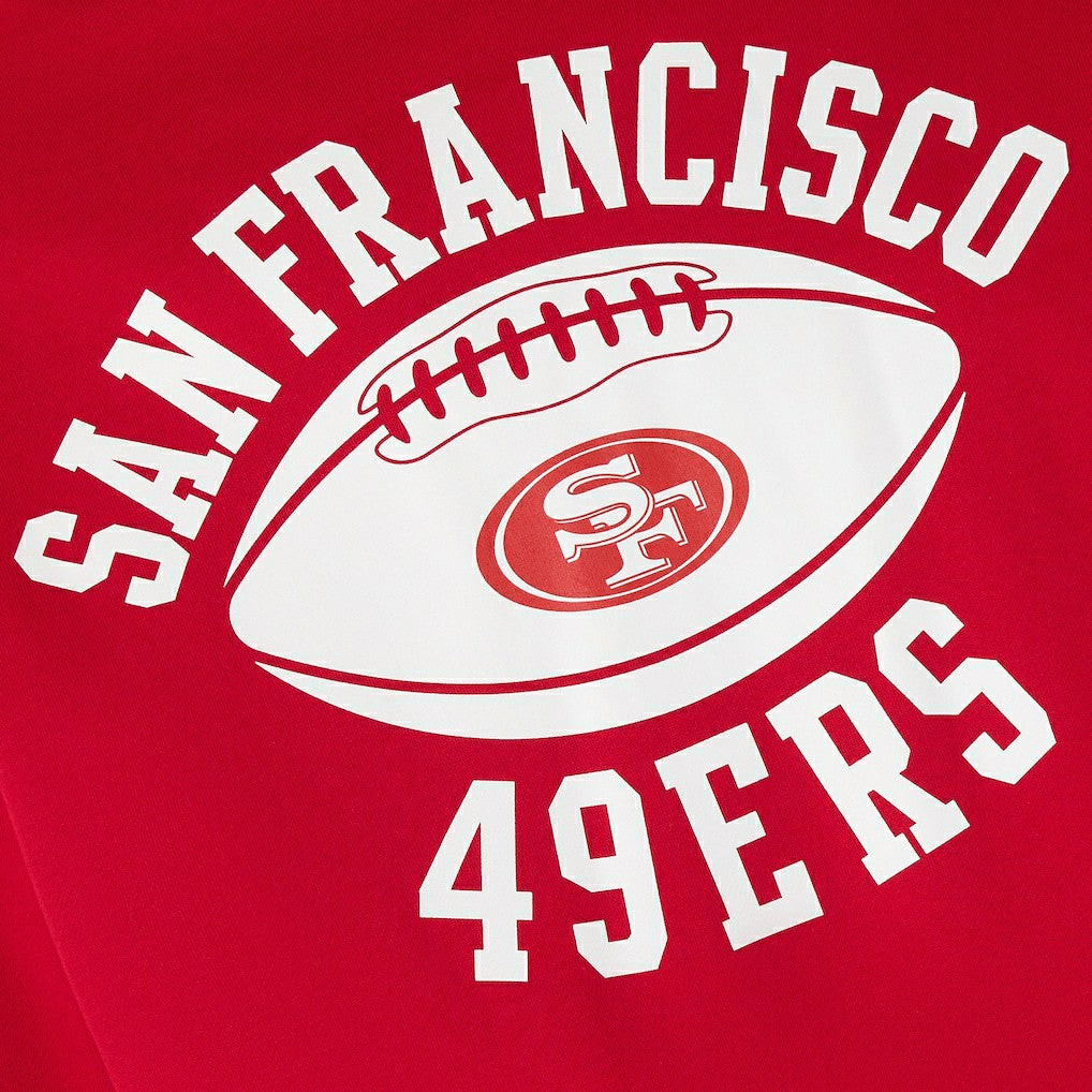 San Francisco 49ers OVO x NFL Unisex Full-Zip Waffle-Lined Hoodie - Scarlet - NFL
