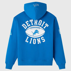 Detroit Lions OVO x NFL Unisex Full-Zip Waffle-Lined Hoodie - Blue - NFL