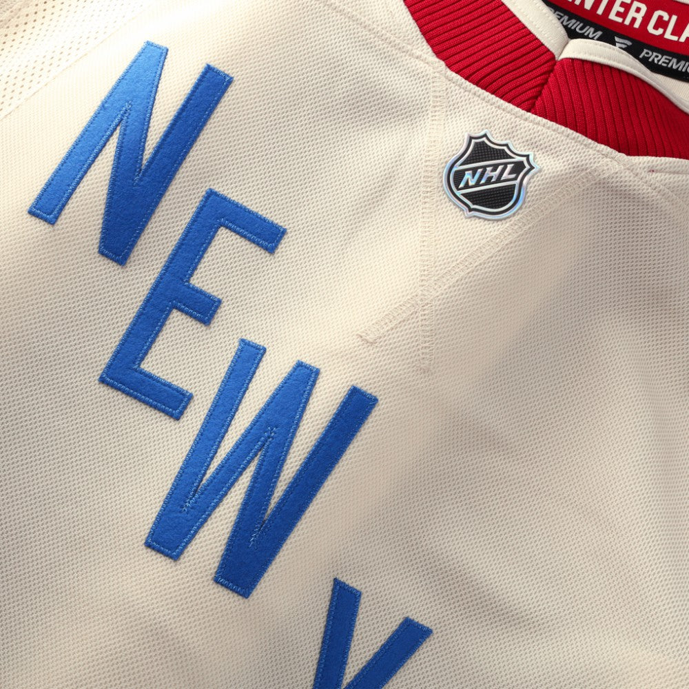 New York Rangers Fanatics 2026 NHL Winter Classic Premium Jersey - Beige | Fanatics Clearance