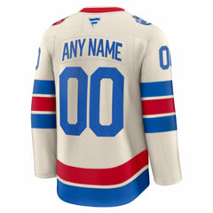 New York Rangers Fanatics 2026 NHL Winter Classic Premium Custom Jersey - Beige | Fanatics Clearance