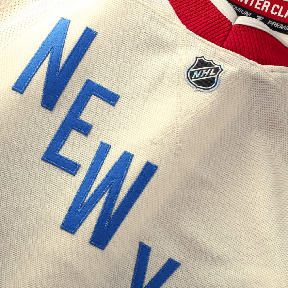 New York Rangers Fanatics 2026 NHL Winter Classic Premium Custom Jersey - Beige | Fanatics Clearance