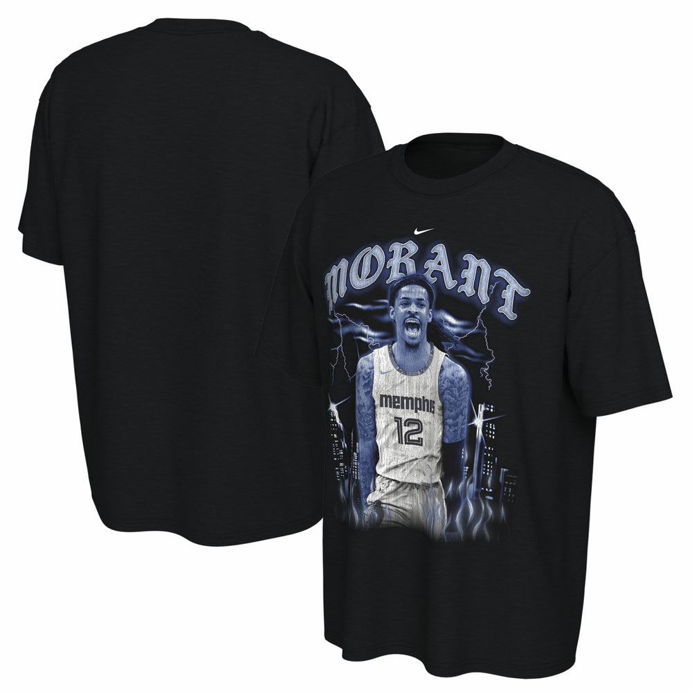 Nike Ja Morant Memphis Grizzlies Unisex 2025/26 City Edition Player Graphic T-Shirt Black