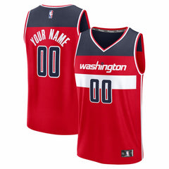 Fanatics Washington Wizards Fastbreak Custom Jersey Red Icon Edition