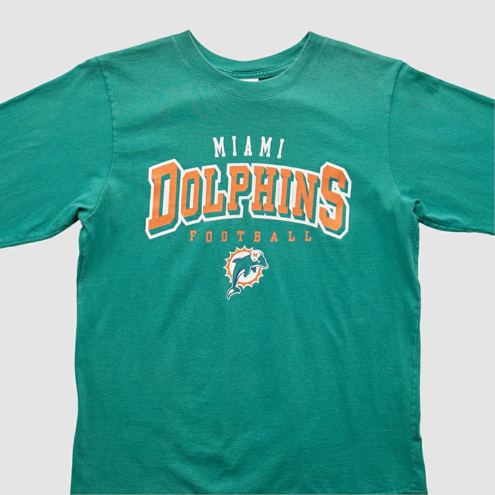 Miami Dolphins NFL 2000s Long Sleeve T-shirt - Teal Vintage - Fanatics