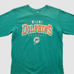 Miami Dolphins NFL 2000s Long Sleeve T-shirt - Teal Vintage - Fanatics