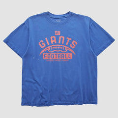 New York Giants Reebok 2000s T-shirt - Blue Vintage - Fanatics
