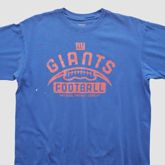 New York Giants Reebok 2000s T-shirt - Blue Vintage - Fanatics