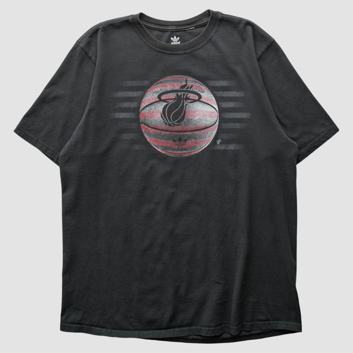 Adidas Miami Heat 2010s T-shirt Black Vintage