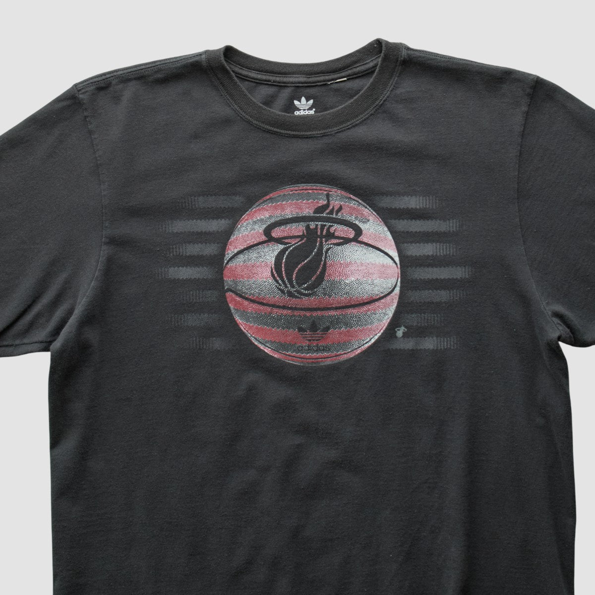 Adidas Miami Heat 2010s T-shirt Black Vintage