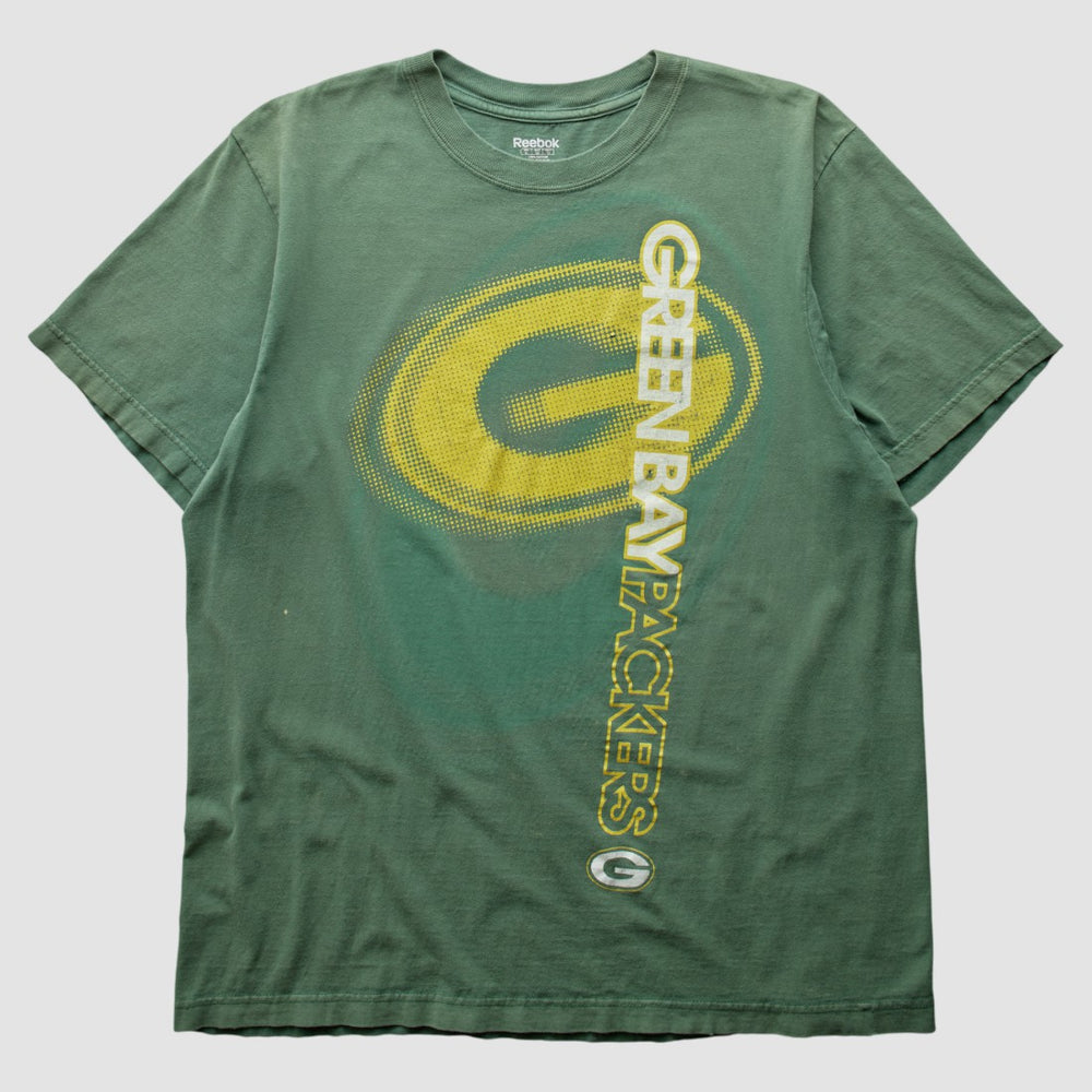 Green Bay Packers Reebok 2000s T-shirt - Green Vintage - Fanatics