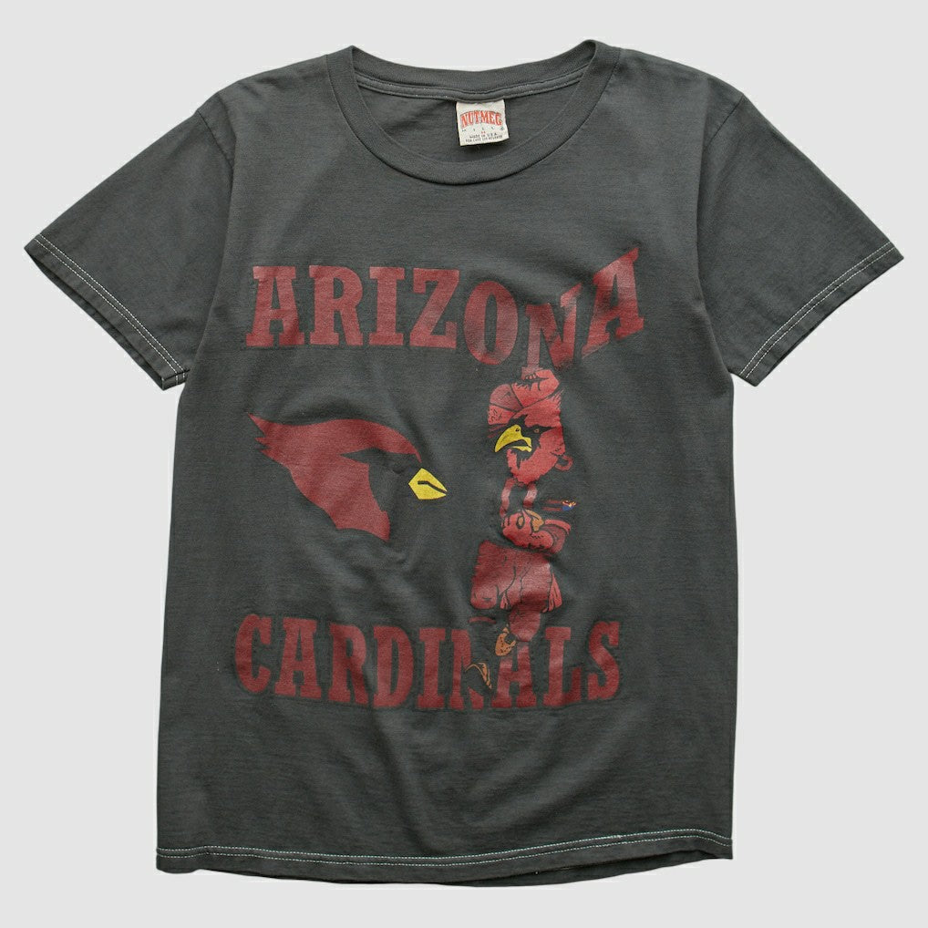 Arizona Cardinals Nutmeg Mills 90s T-shirt - Charcoal Vintage - Fanatics