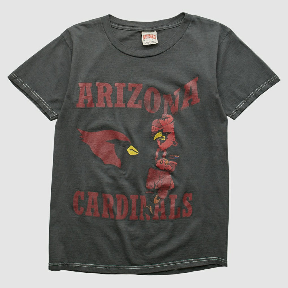 Arizona Cardinals Nutmeg Mills 90s T-shirt - Charcoal Vintage - Fanatics