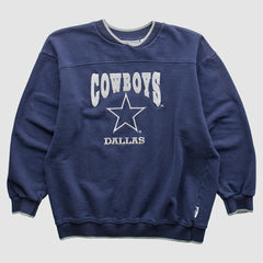 Dallas Cowboys 2000s Pullover Sweatshirt - Navy Vintage - Fanatics