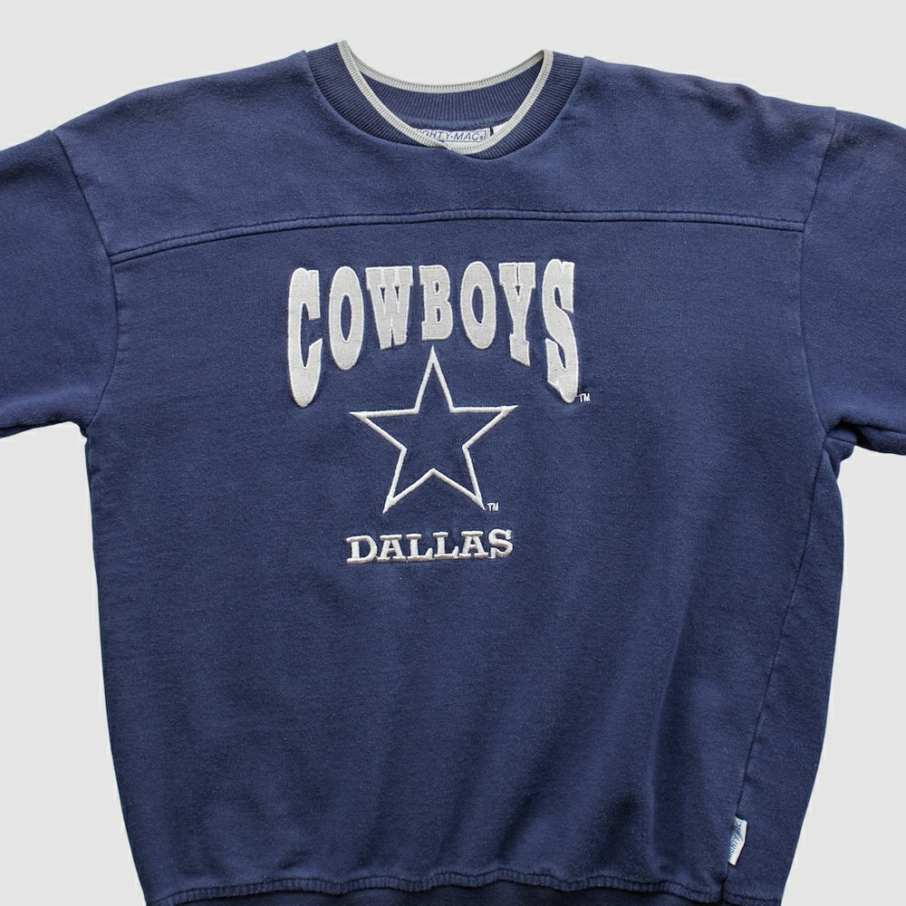 Dallas Cowboys 2000s Pullover Sweatshirt - Navy Vintage - Fanatics