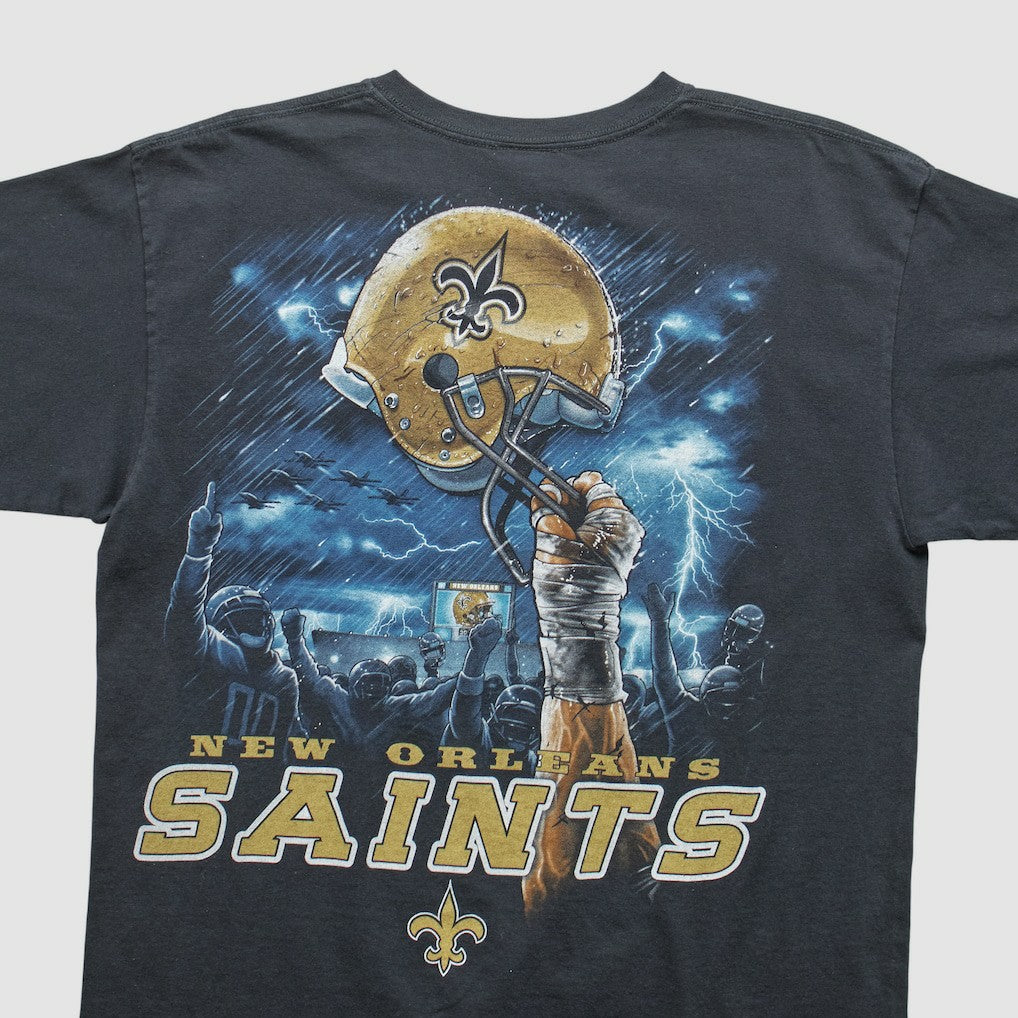 New Orleans Saints NFL 2010s T-shirt - Black Vintage - Fanatics