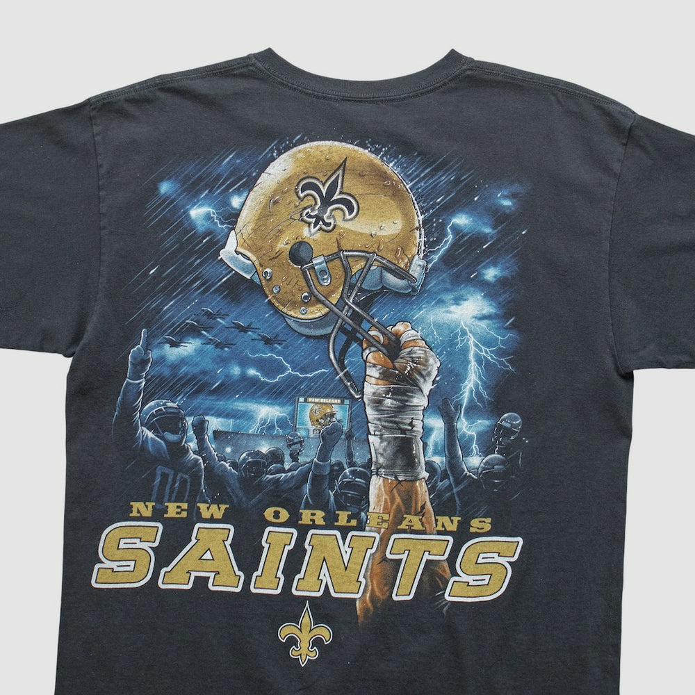 New Orleans Saints NFL 2010s T-shirt - Black Vintage - Fanatics