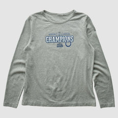 Indianapolis Colts 2007 Long Sleeve T-shirt - Heather Gray Vintage - Fanatics