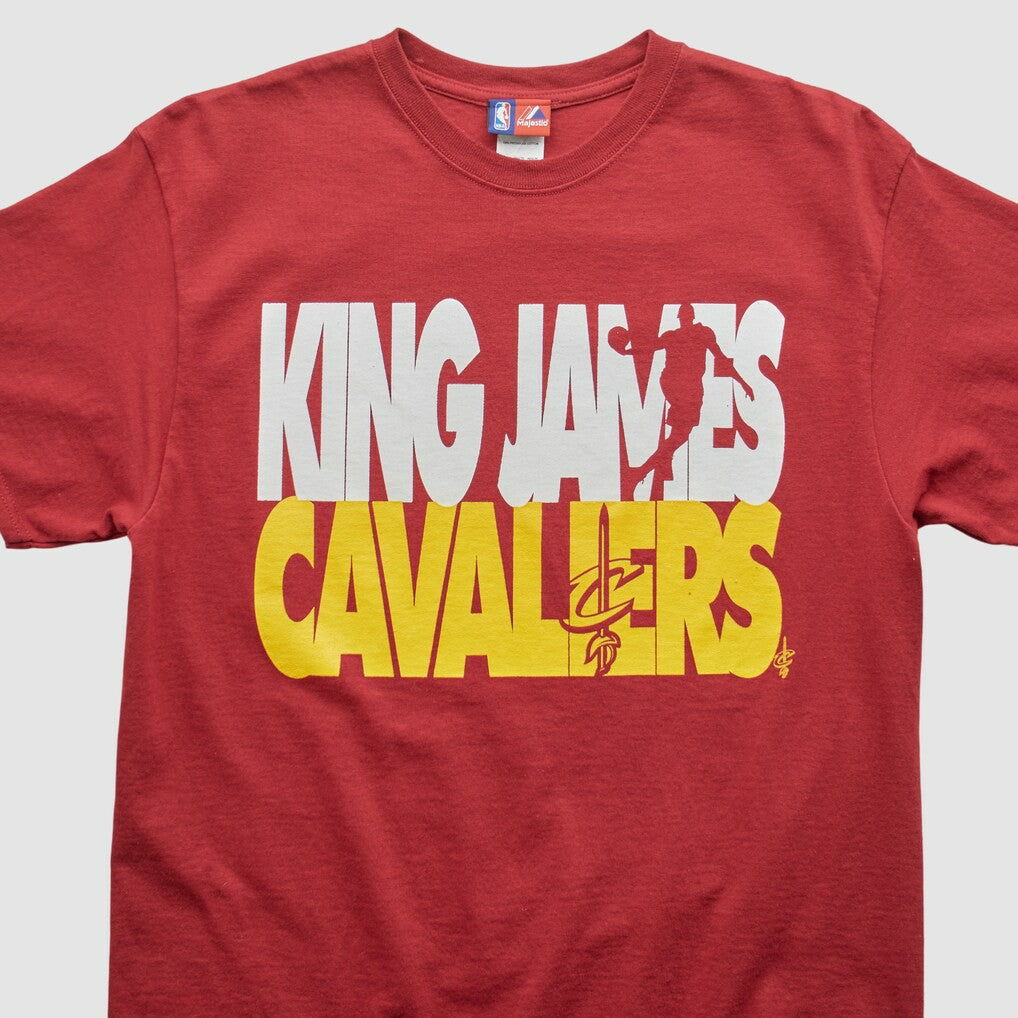 Vintage Cleveland Cavaliers Majestic 2000s T-shirt Maroon