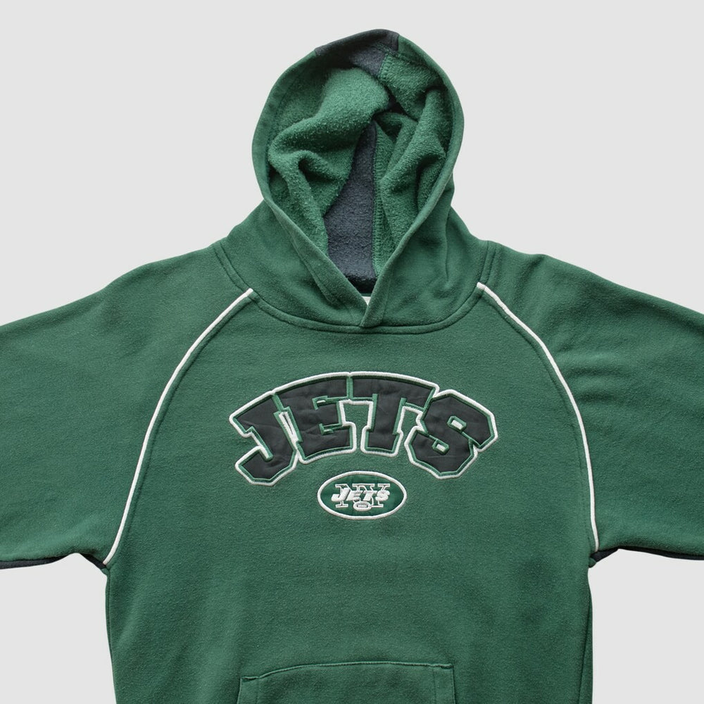 New York Jets NFL 2000s Hooded Pullover Sweatshirt - Green Vintage - Fanatics