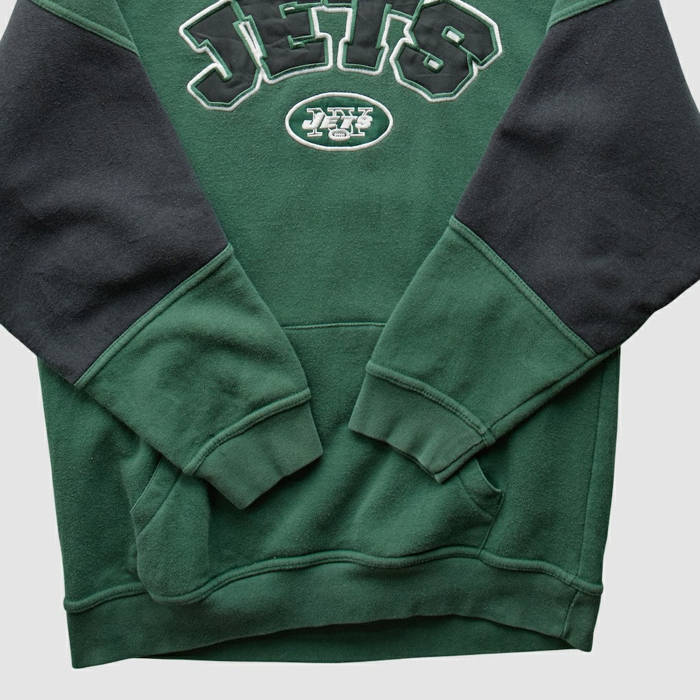 New York Jets NFL 2000s Hooded Pullover Sweatshirt - Green Vintage - Fanatics