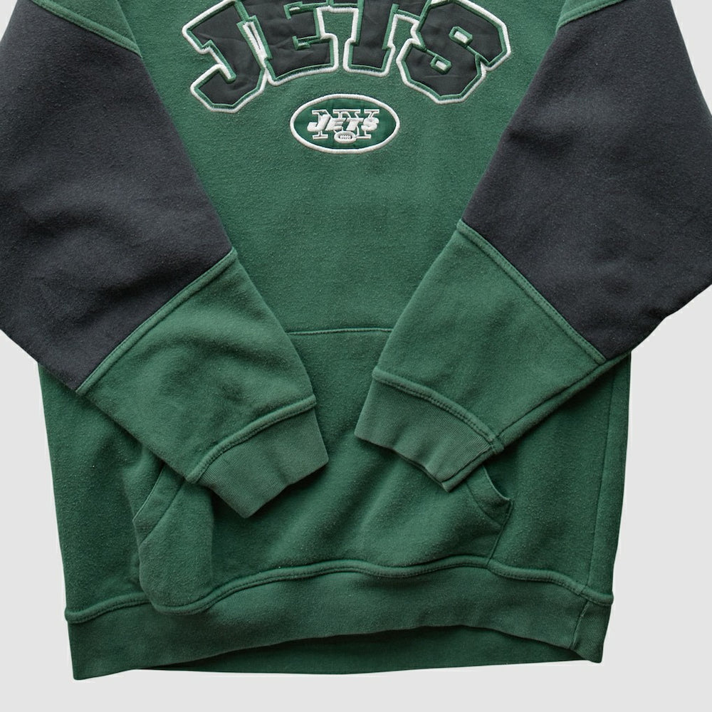 New York Jets NFL 2000s Hooded Pullover Sweatshirt - Green Vintage - Fanatics