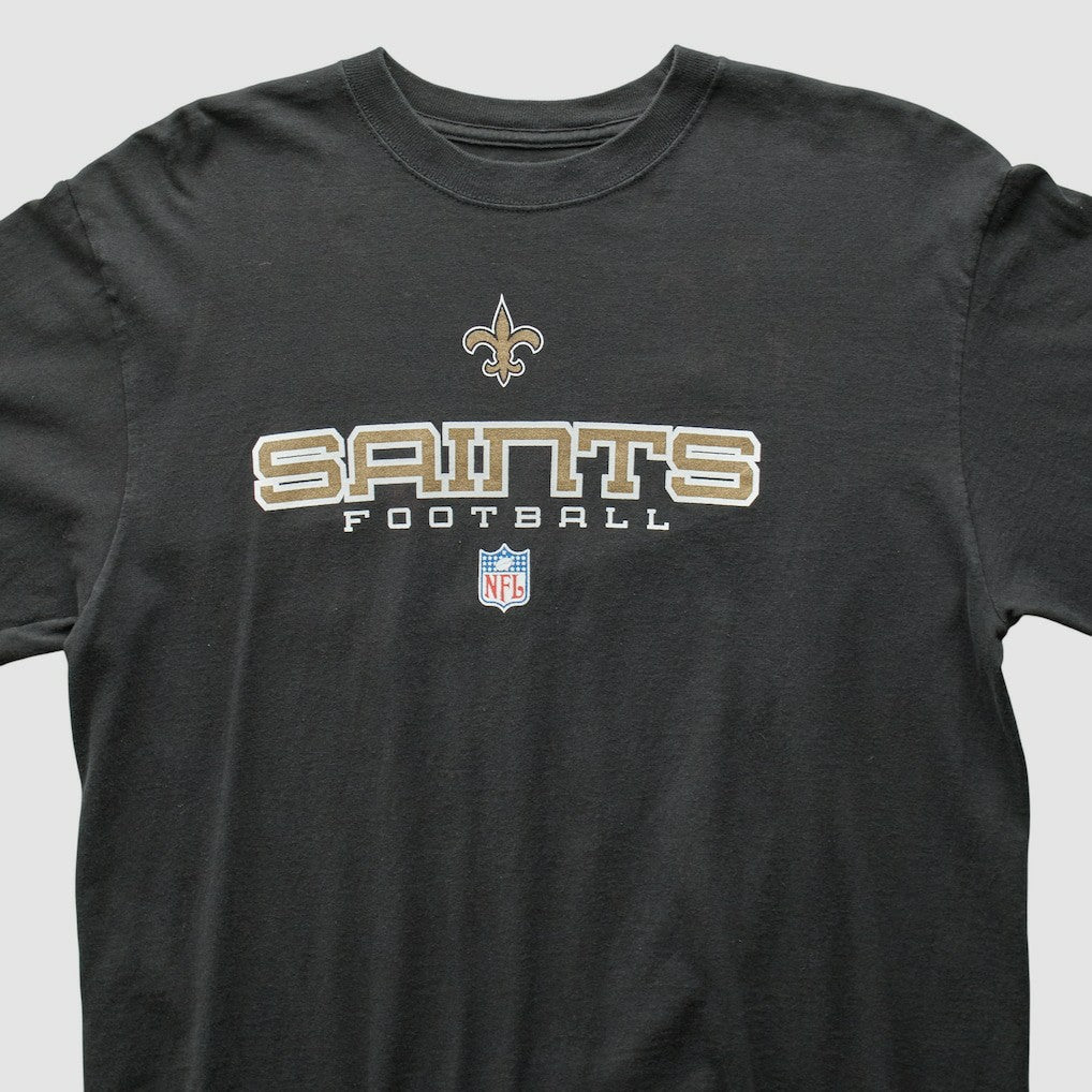 New Orleans Saints 2000s Long Sleeve T-shirt - Black Vintage - Fanatics