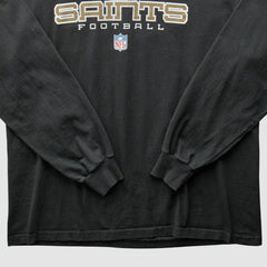 New Orleans Saints 2000s Long Sleeve T-shirt - Black Vintage - Fanatics