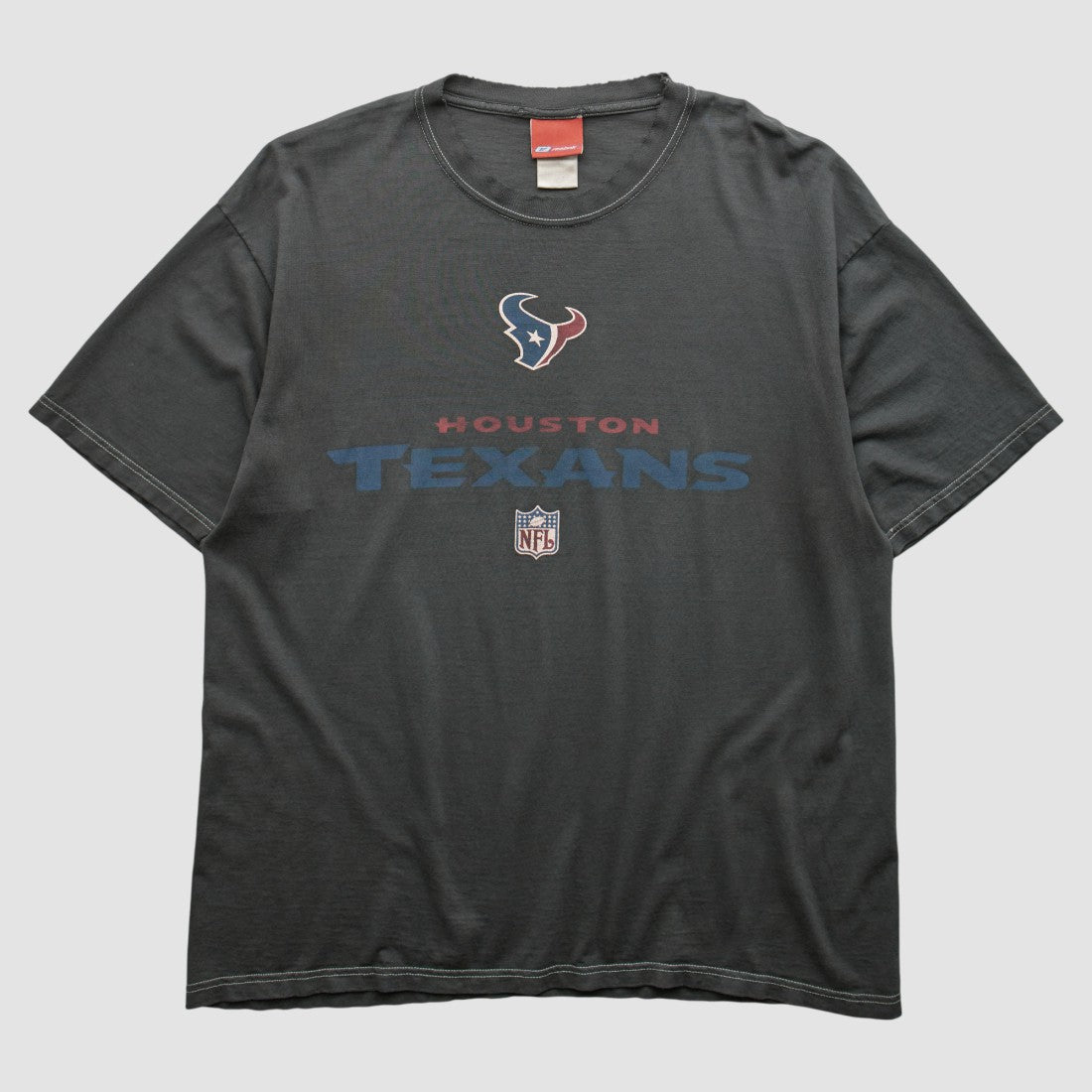 Houston Texans Reebok 2000s T-shirt - Charcoal Vintage - Fanatics