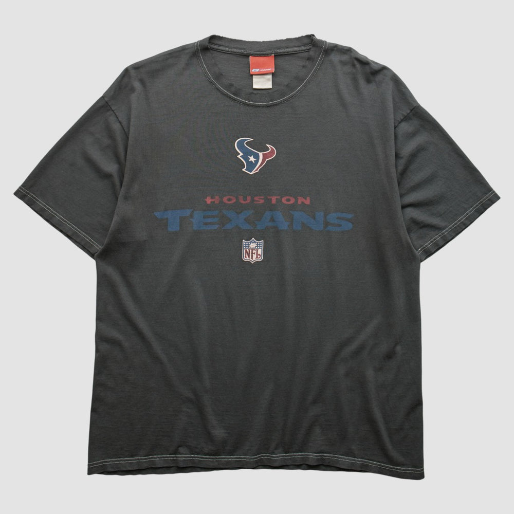 Houston Texans Reebok 2000s T-shirt - Charcoal Vintage - Fanatics