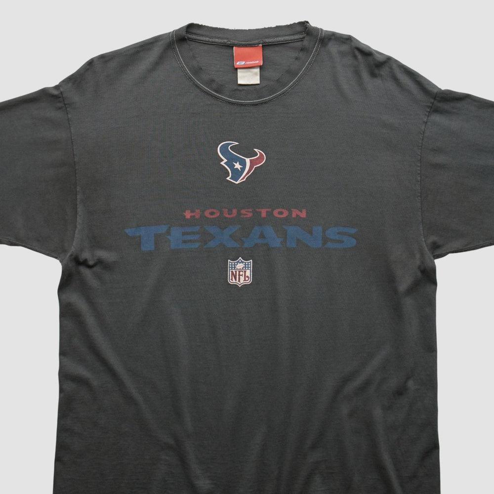 Houston Texans Reebok 2000s T-shirt - Charcoal Vintage - Fanatics