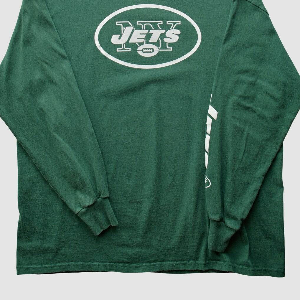 New York Jets 2010s Long Sleeve T-shirt - Green Vintage - Fanatics