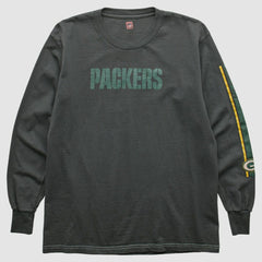 Green Bay Packers NFL 2000s Long Sleeve T-shirt - Charcoal Vintage - Fanatics