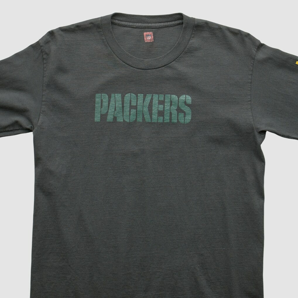 Green Bay Packers NFL 2000s Long Sleeve T-shirt - Charcoal Vintage - Fanatics