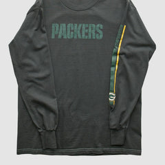 Green Bay Packers NFL 2000s Long Sleeve T-shirt - Charcoal Vintage - Fanatics