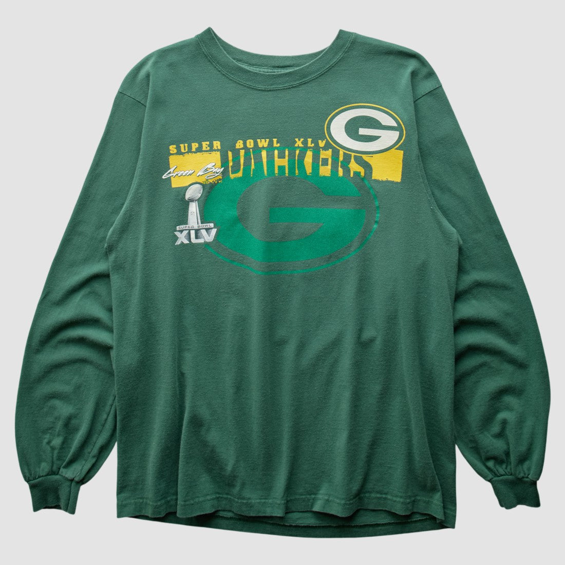 Green Bay Packers 2011 Long Sleeve T-shirt - Green Vintage - Fanatics