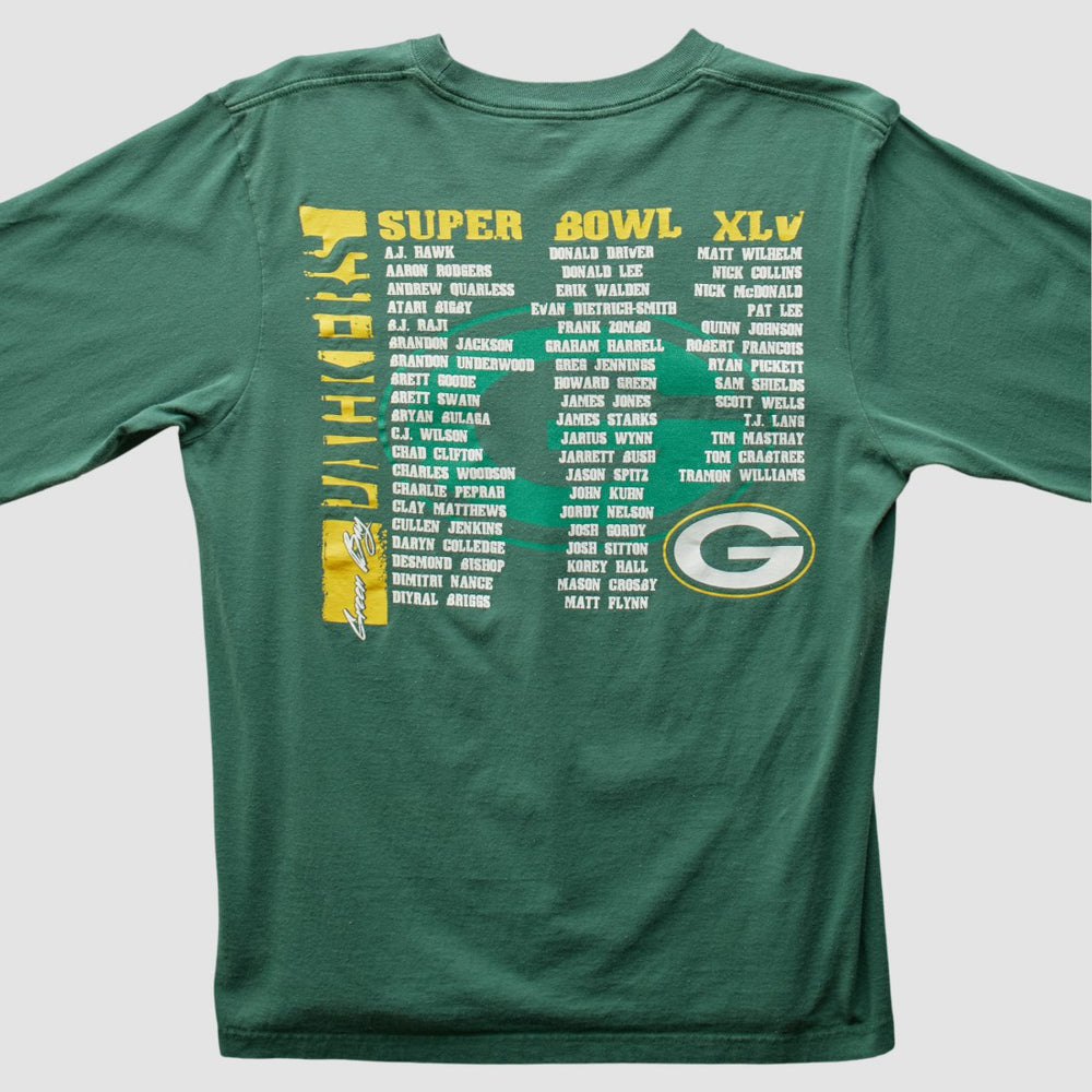 Green Bay Packers 2011 Long Sleeve T-shirt - Green Vintage - Fanatics