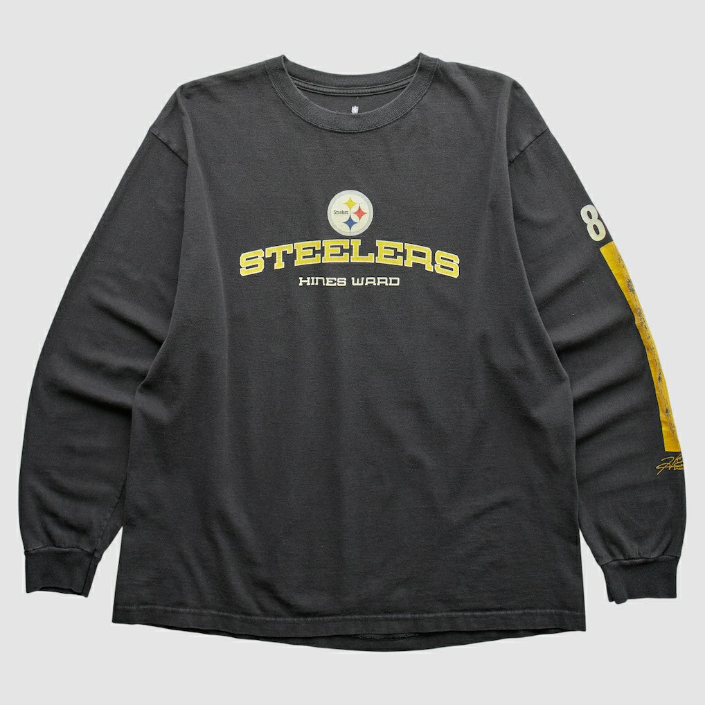 Pittsburgh Steelers NFL 2000s Long Sleeve T-shirt - Black Vintage - Fanatics
