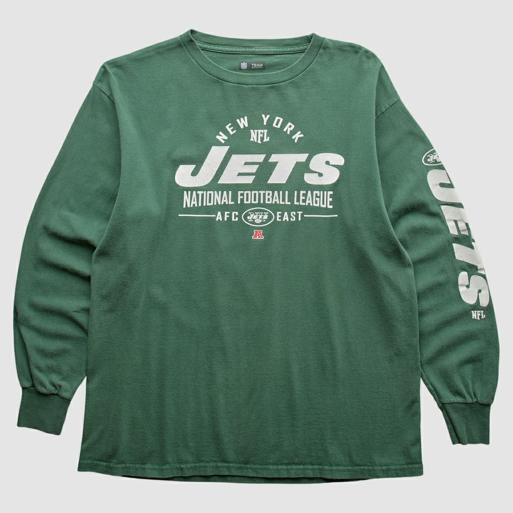 New York Jets 2010s Long Sleeve T-shirt - Green Vintage - Fanatics