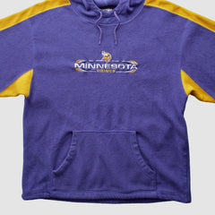 Minnesota Vikings NFL 2000s Hooded Pullover Sweatshirt - Purple Vintage - Fanatics