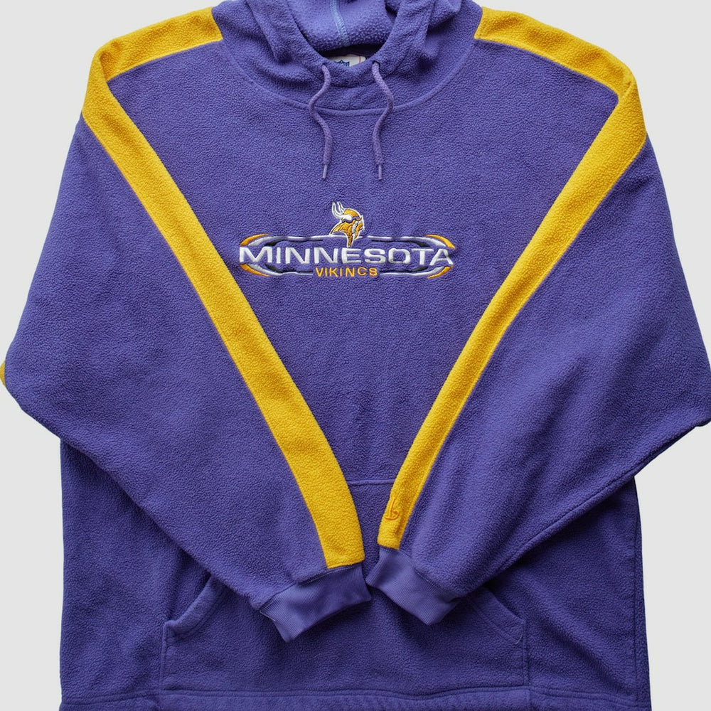 Minnesota Vikings NFL 2000s Hooded Pullover Sweatshirt - Purple Vintage - Fanatics