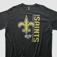 New Orleans Saints Reebok 2010 T-shirt - Black Vintage - Fanatics