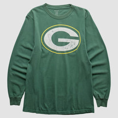 Green Bay Packers Reebok 2000s Long Sleeve T-shirt - Green Vintage - Fanatics