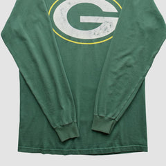 Green Bay Packers Reebok 2000s Long Sleeve T-shirt - Green Vintage - Fanatics
